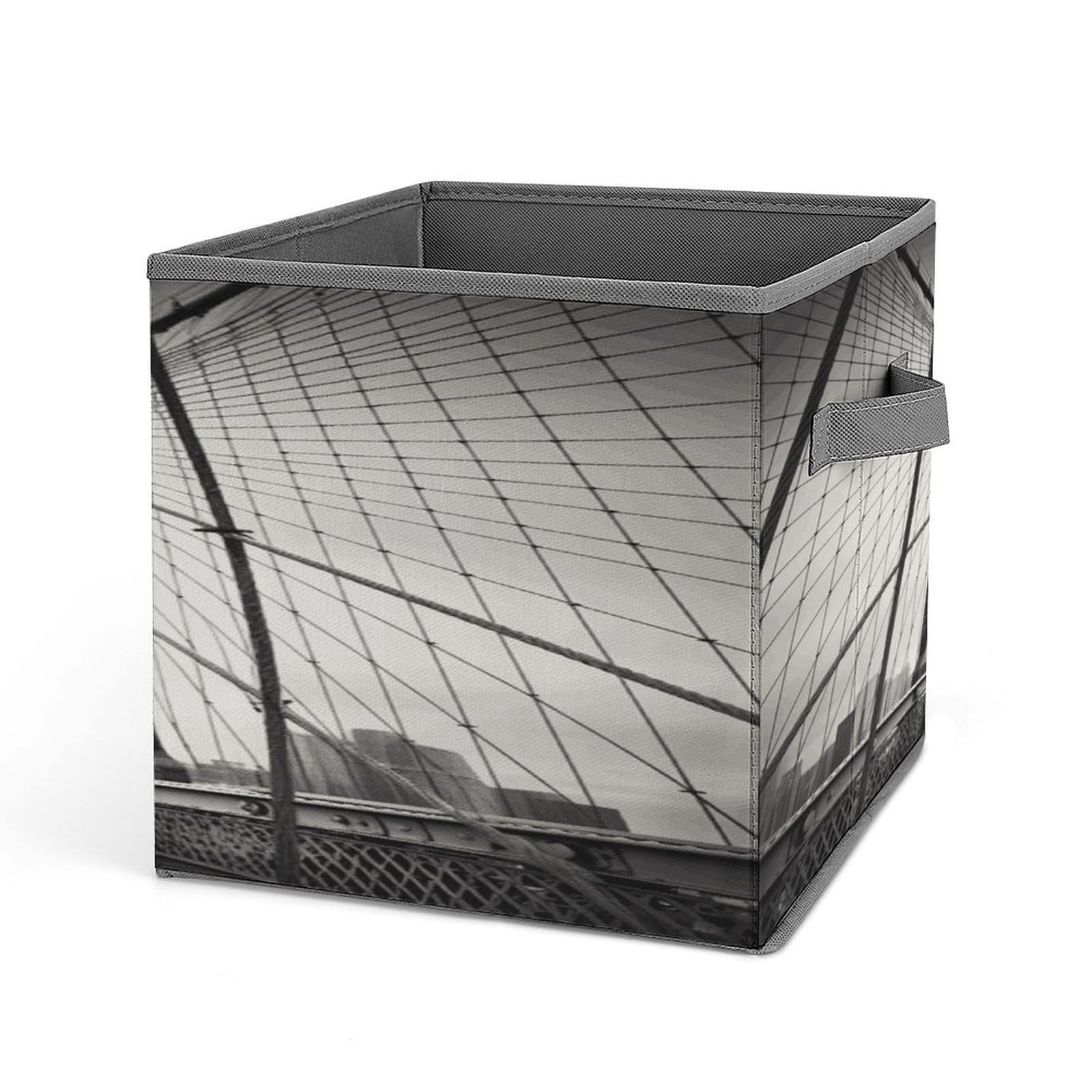 Fekiloot Style Brooklyn Bridge Storage Bins Storage Baskets
