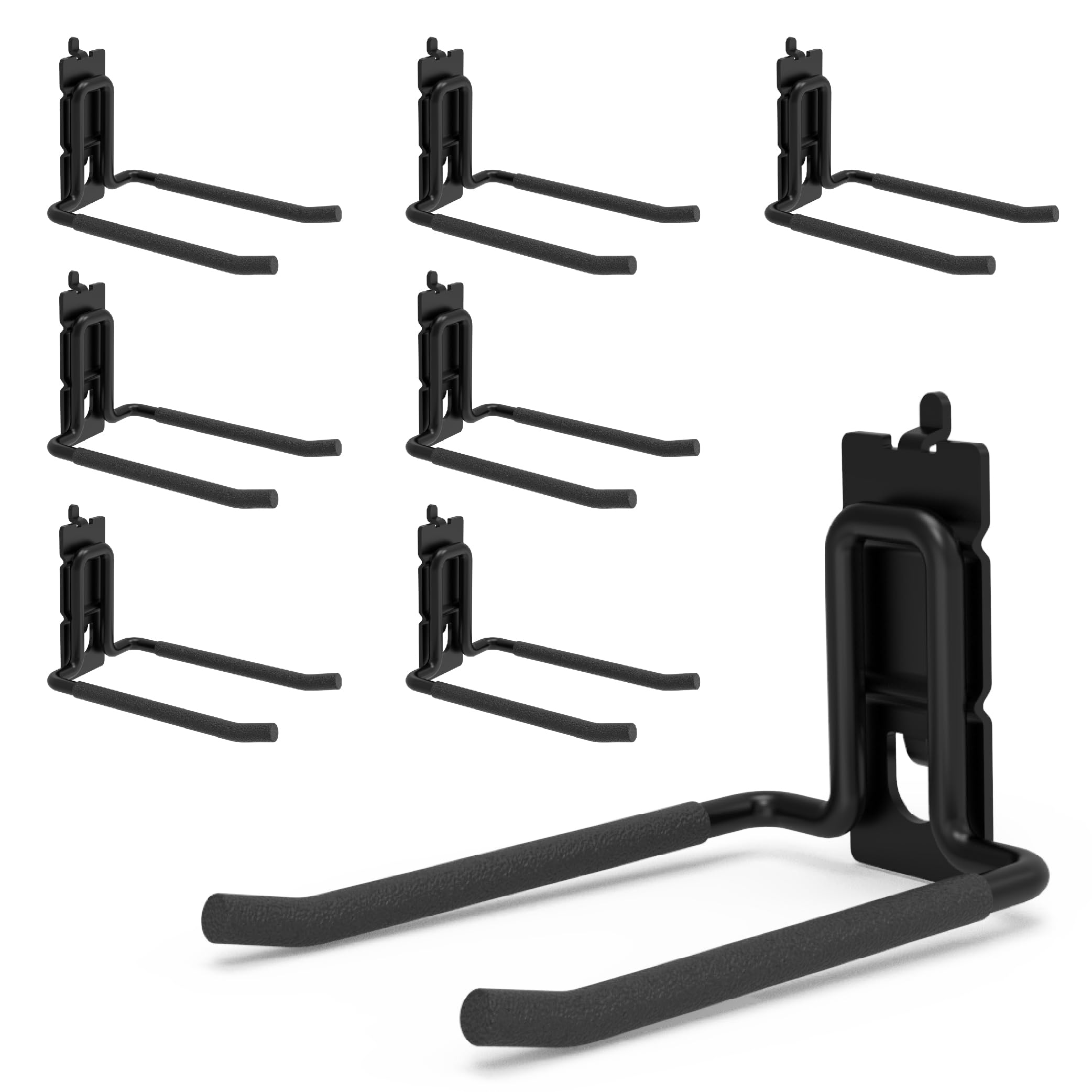 HUHOLE Pegboard Hooks - 8 Pack for Tools & More -1