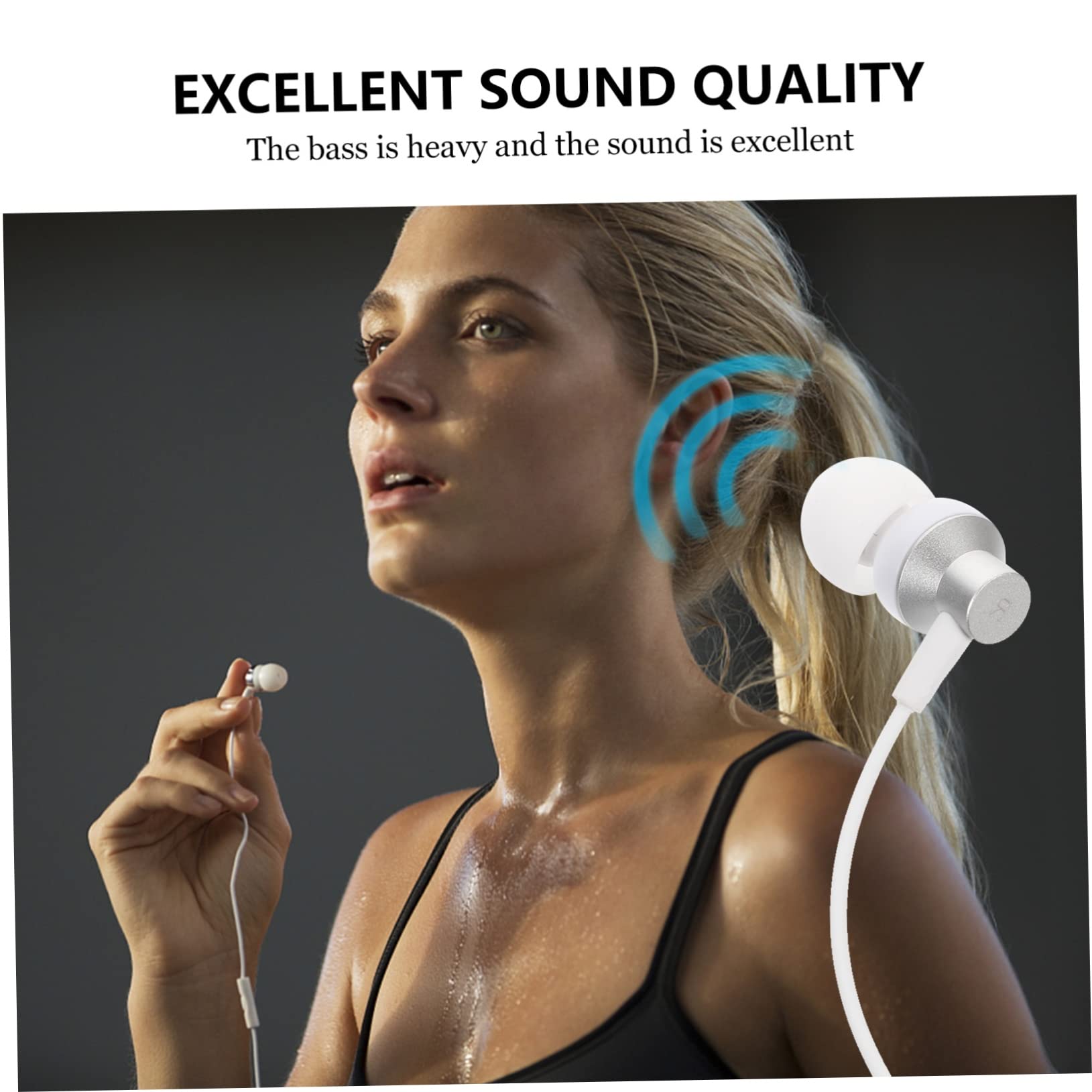 Gadpiparty 3 Pezzi Occhiali Vr Auricolare Musica Auricolare Occhiali Vr Cuffia On Ear Cuffie Iem Auricolari Con Filo Cuffie On-Ear Filo Cablato Cuffia Accessori Sport Di Plastica