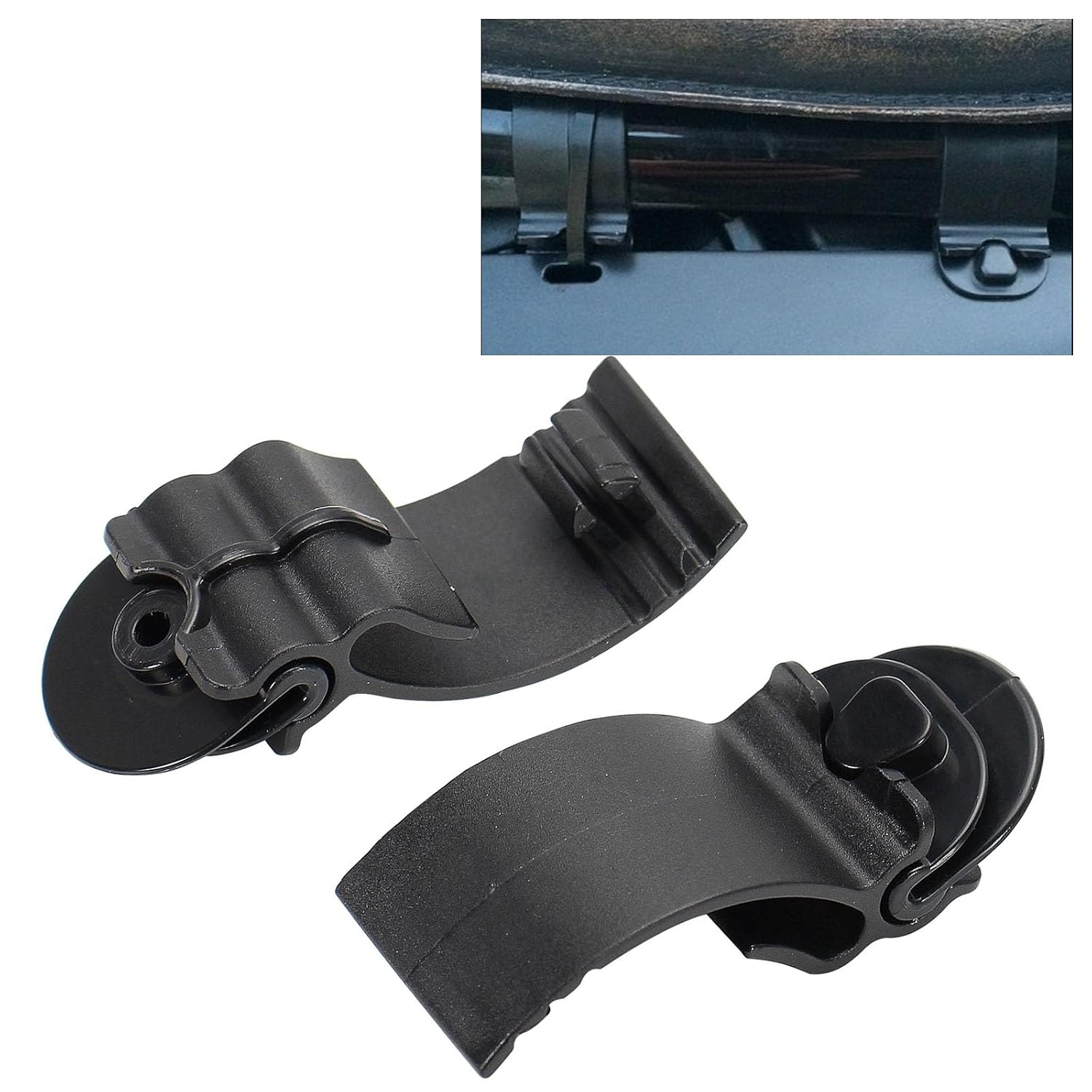 Left Side Battery Cover Clips Battery Cover Mount Socket Clips Compatible with Harley Sportster XL883 XL1200 48 72 2004-2021