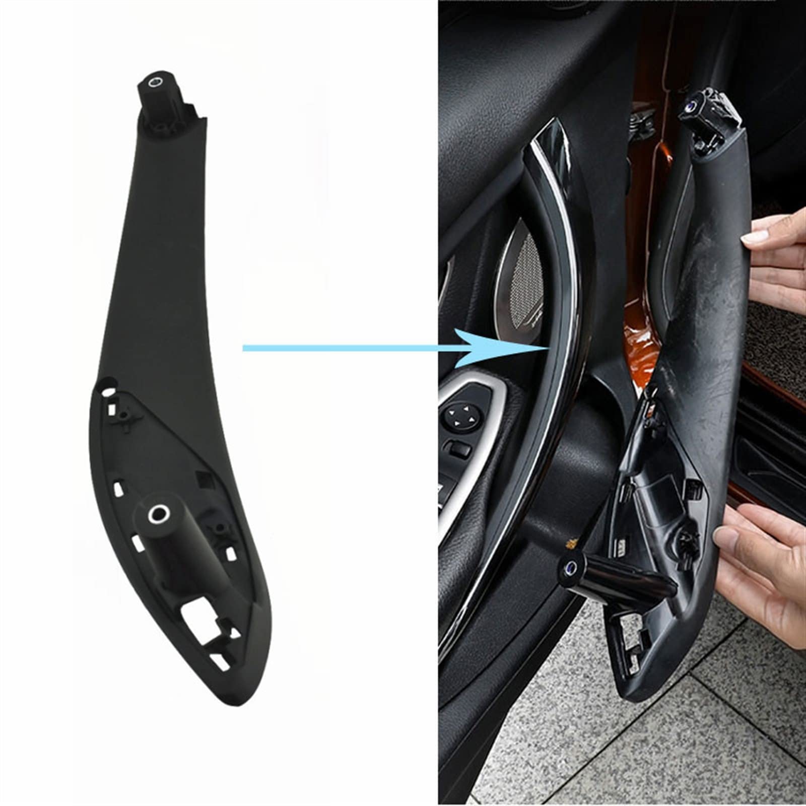 Auto Interieur Deurklink Auto Binnendeuren Handvat Pull Trim Cover Voor BMW Voor 3 Serie 2012-2015