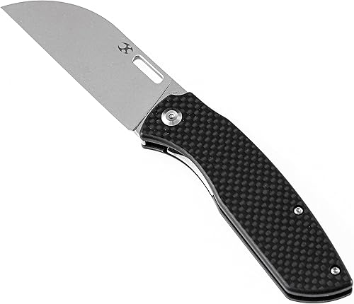 Miniatura 7 de KANSEPT Cuchillo plegable de bolsillo convicto EDC Cuchillo plegable para acampar 3.3 '' Negro lavado a la piedra 60.6 in Material Cuchillo plegable