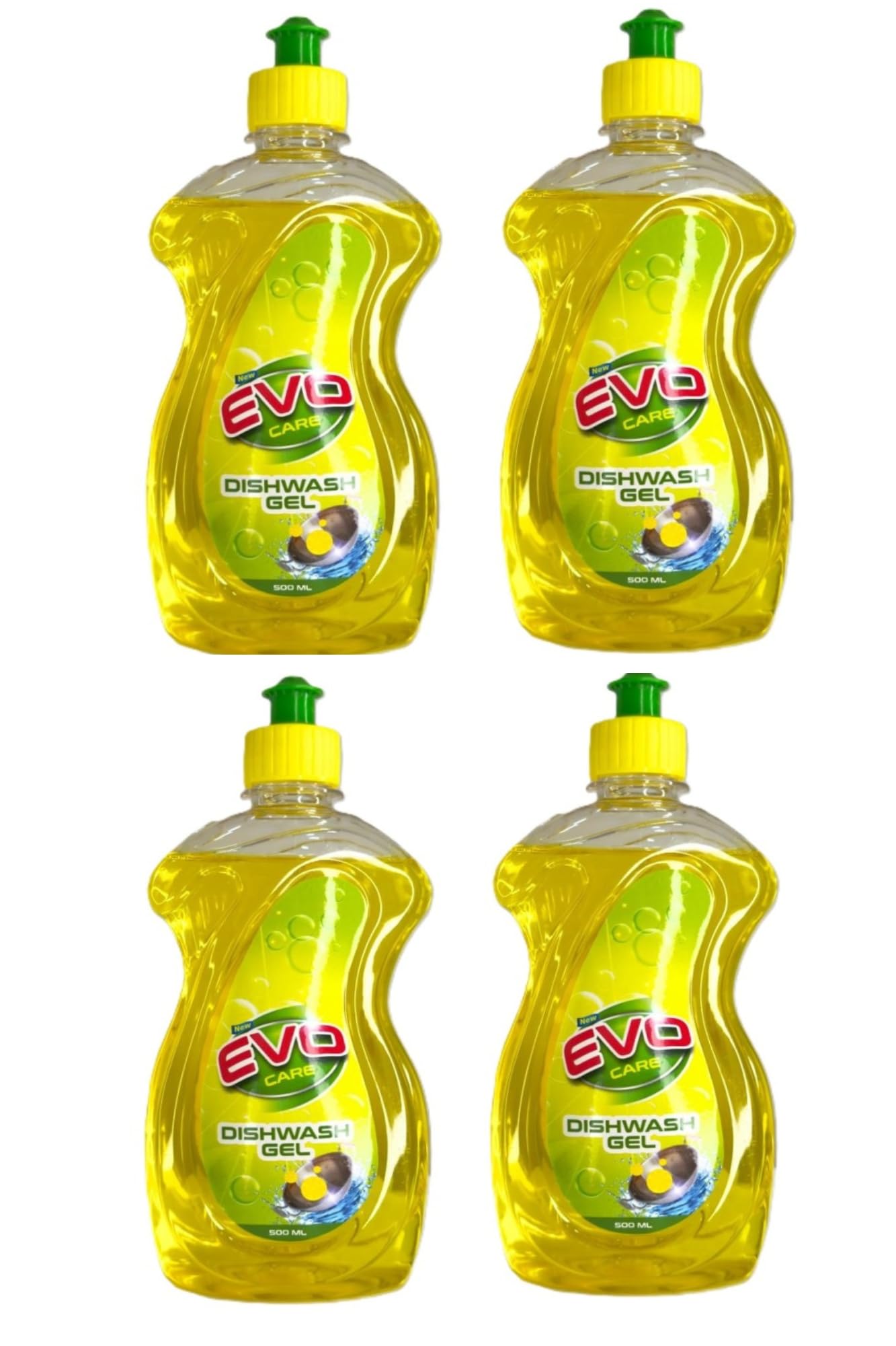 Evocare Liquid Dish wash Gel Pack of 2L (4 x 500 ml Bottle)| Removes tough stains and Grease| Natural Dishwash liquid Gel-image-32
