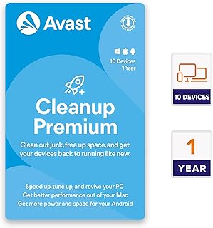 Avast Cleanup Premium | 10 Devices 1 Year | PC, Mac & Android | Boost Device's performance | Email Delivery in 2 Hours Price In India