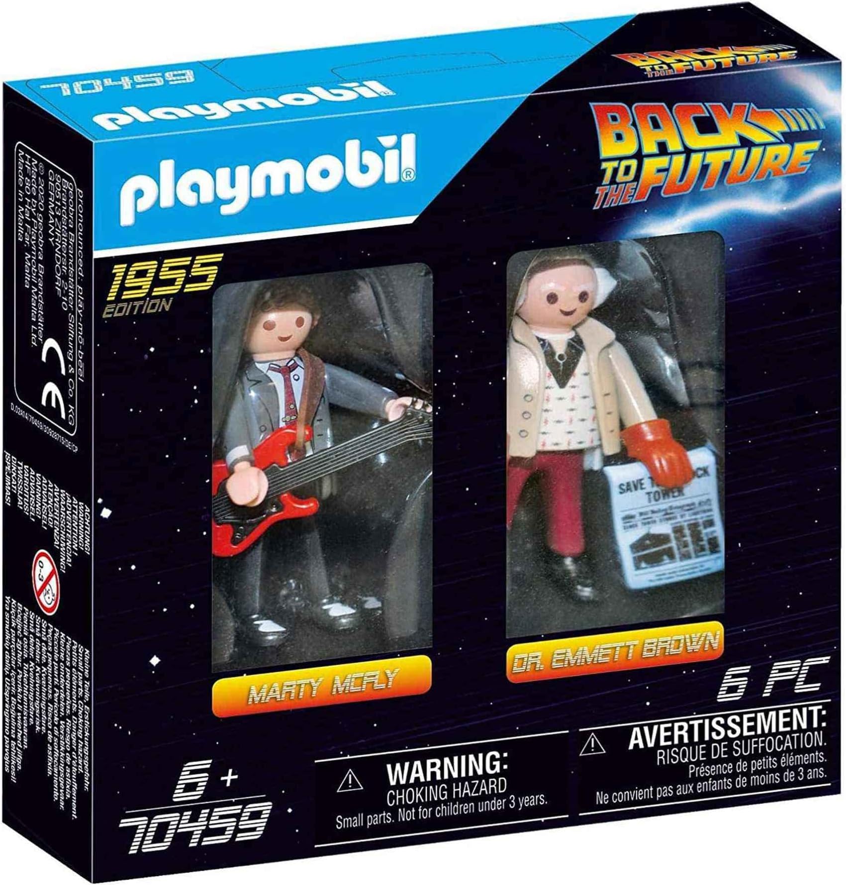 Playmobil 70459 Back to the Future Marty and Doc, for Children Ages 6+, Fun Imaginative Role-Play, PlaySets Suitable for Children Ages 4+