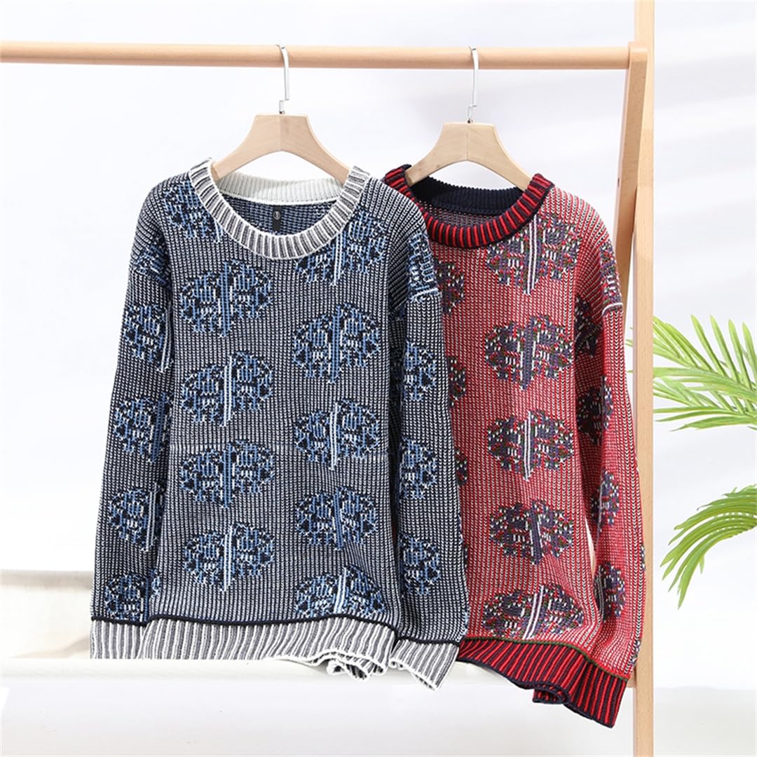 Maglione Pullover Classico da Uomo Maglione Invernale Lavorato A Maglia Alta