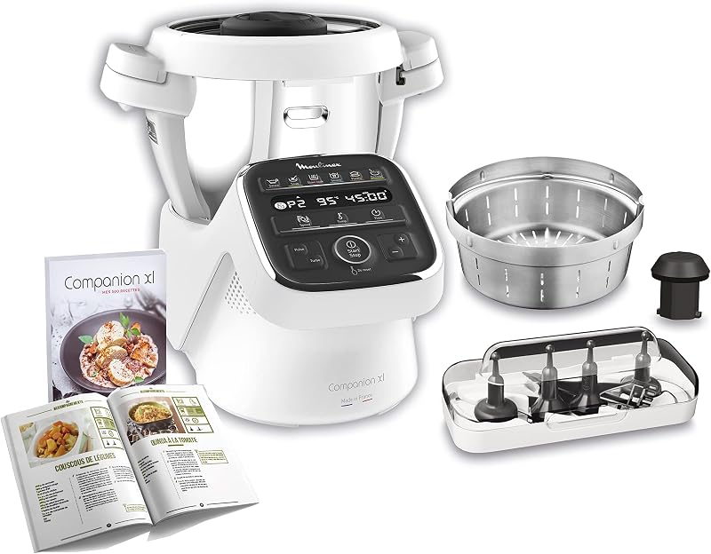 Moulinex Companion XL 4,5L multifunkciós konyhai robot 12 program mixer keverő aprító dagasztó