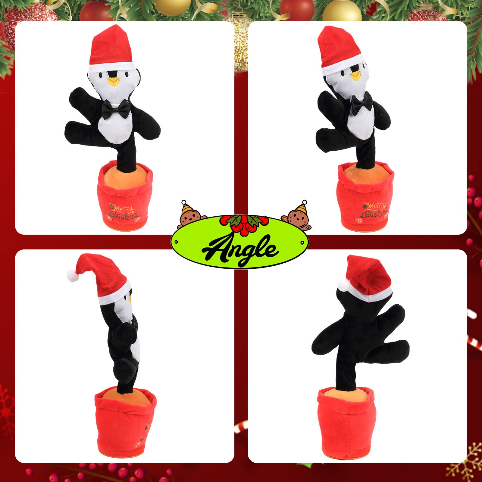 Amazon.co.jp: Hopearl 光るダンシング クリスマス ペンギン おもちゃ