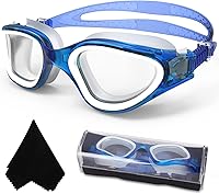 Vista 35 de WIN.MAX - Goggles de natación polarizados, antivaho, antirrayos ultravioleta, sin filtraciones y con visión clara para hombres, mujeres, adultos