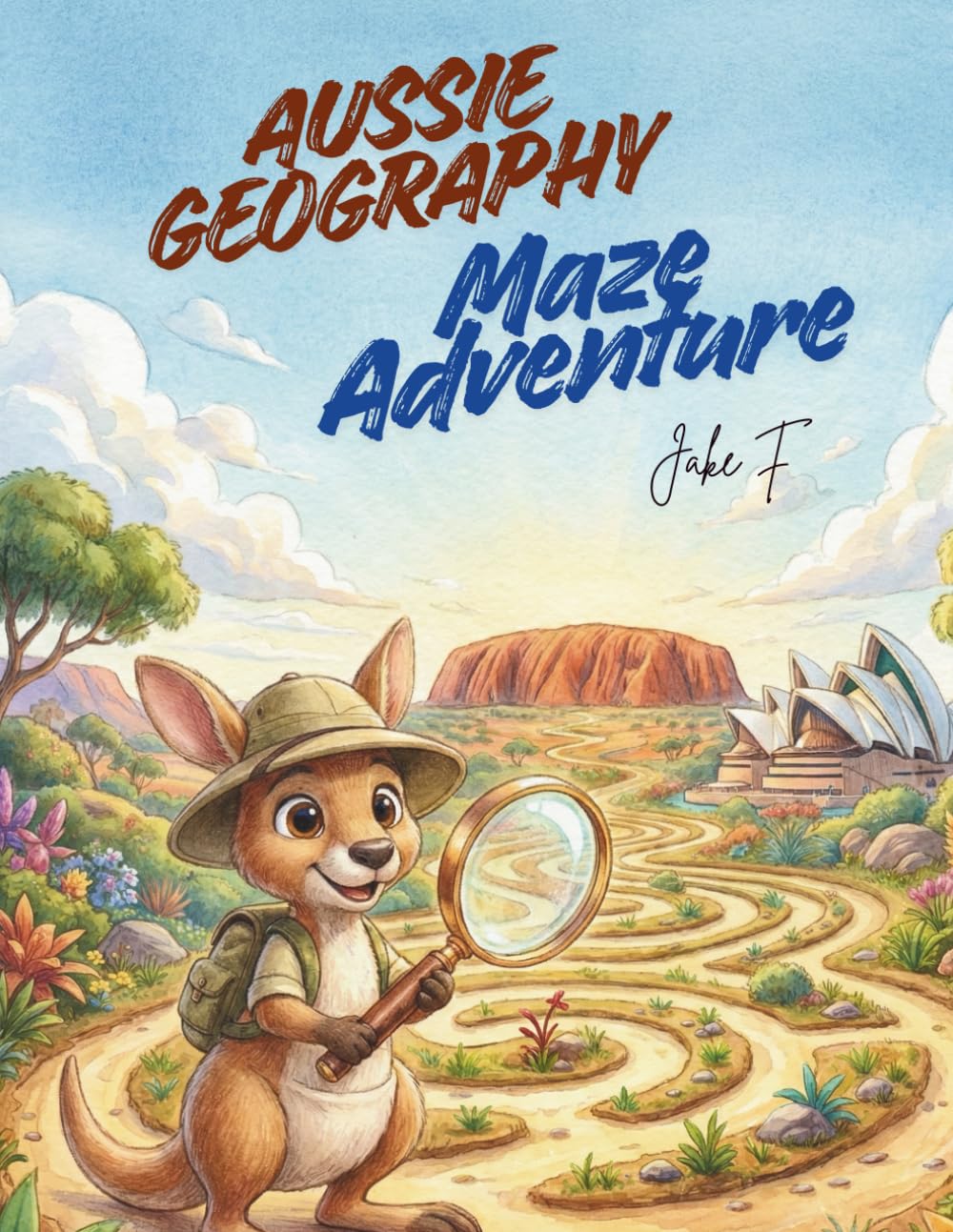Aussie Geography Maze Adventure: 20 Fun Mazes & Bold Landmark Coloring Pages for Kids Ages 8-12 | Australian Curriculum (HASS) Aligned Geography Facts (Aussie Maze Adventure)