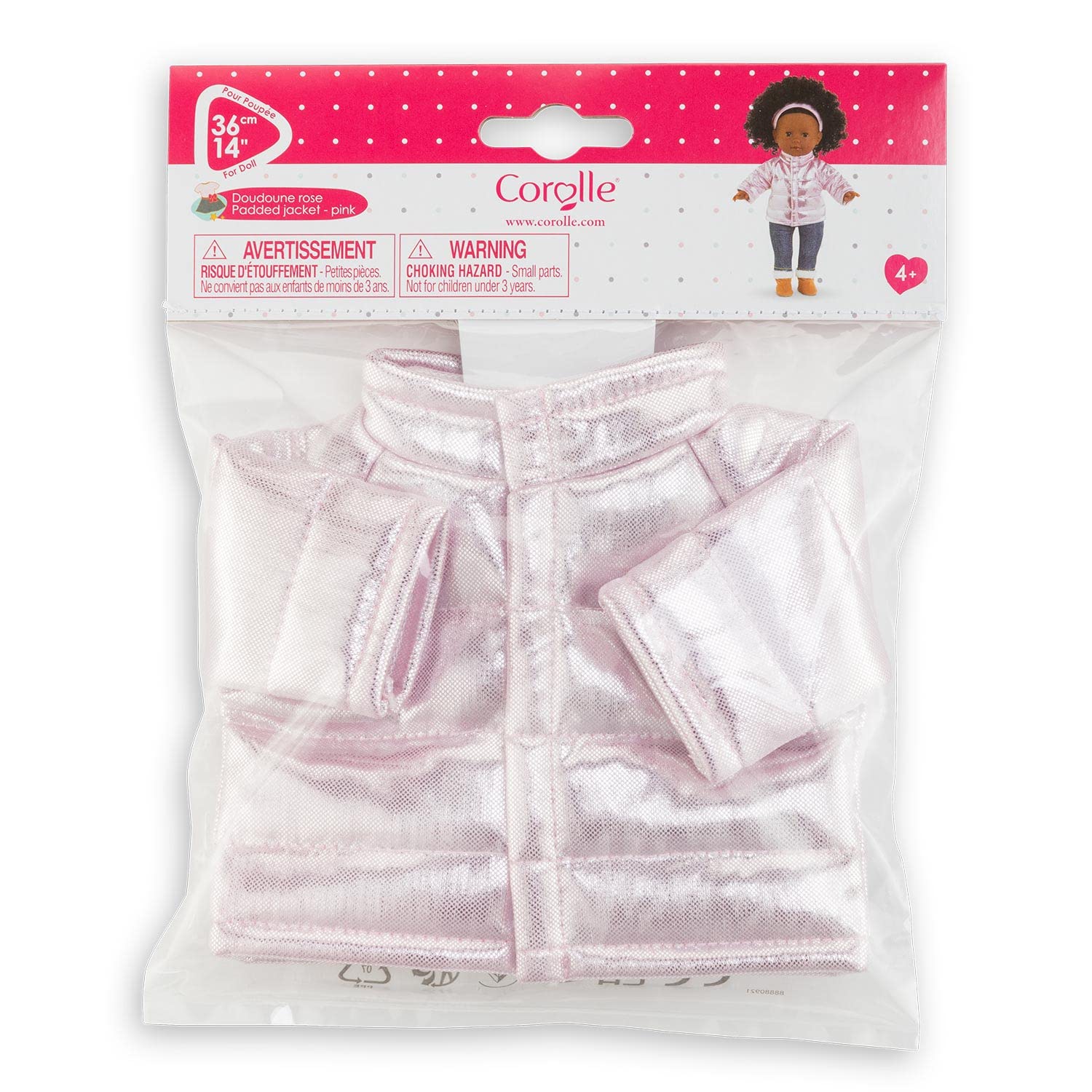 Ma Corolle 9000212260 Pink Doll Down Jacket 36 cm from 3 Years