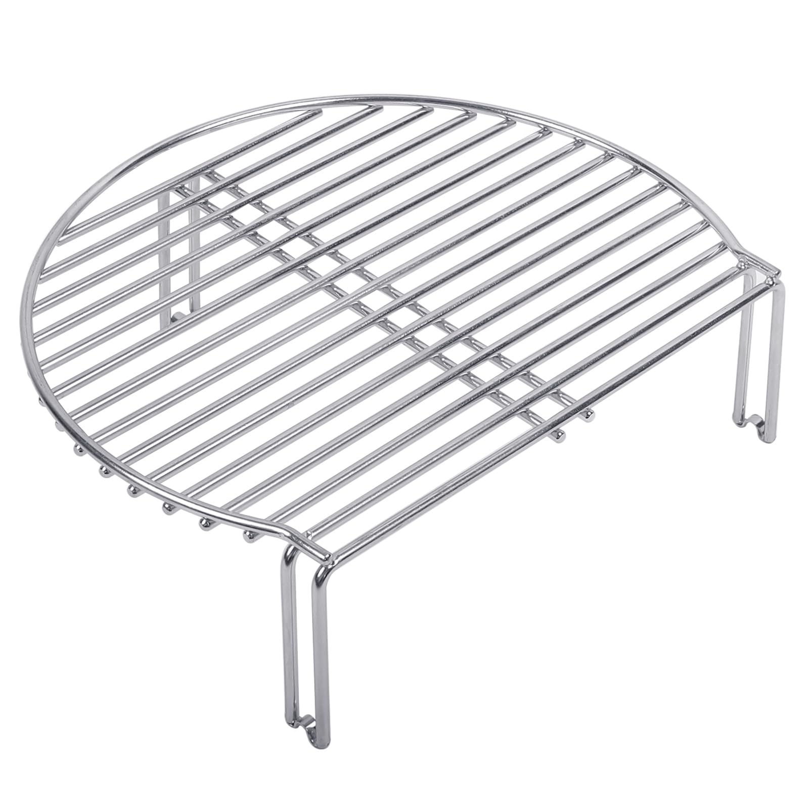 QQPOLE Grill Expander Rack for Kamado Joe JRοΌStainless Steel Stack Rack Expansion Grilling Grid for Small/Minimax Big Green Egg and Other Smoker Grillβ¦