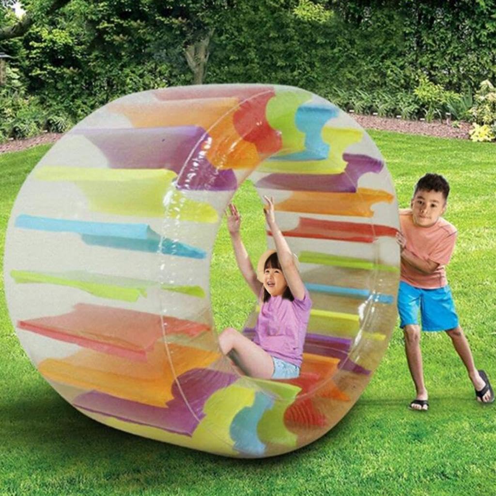 Rueda Inflable Gigante para Piscina Juguete Acuático Flotador de Agua Tubo Flotante para Niños y Adultos PVC Resistente Adecuada para Piscina Jardín, Estilo a 120x84x80cm