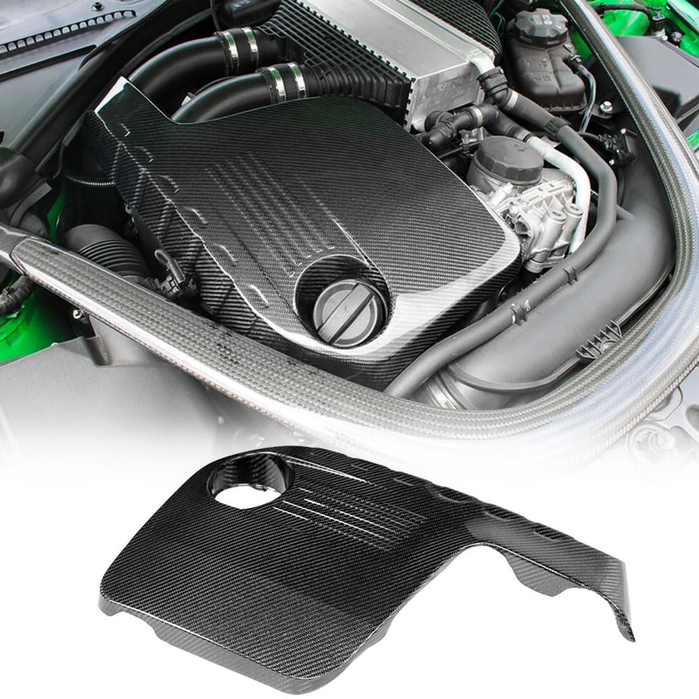 MCARCAR KIT Engine Cover for BMW F80 M3 Sedan F82 M4 Coupe F83 M4 Convertible 2014-2019 Factory Outlet Carbon Fiber CF Car Auto Hood Bonnet Protector Cap