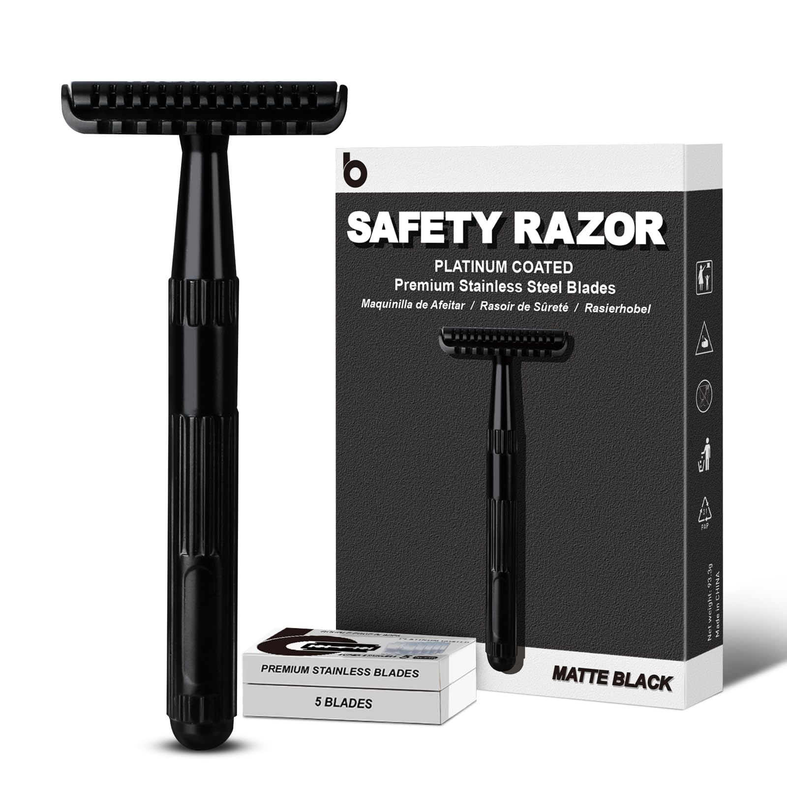 Double Edge Safety Razor, Single Blade Razors for Men and Women