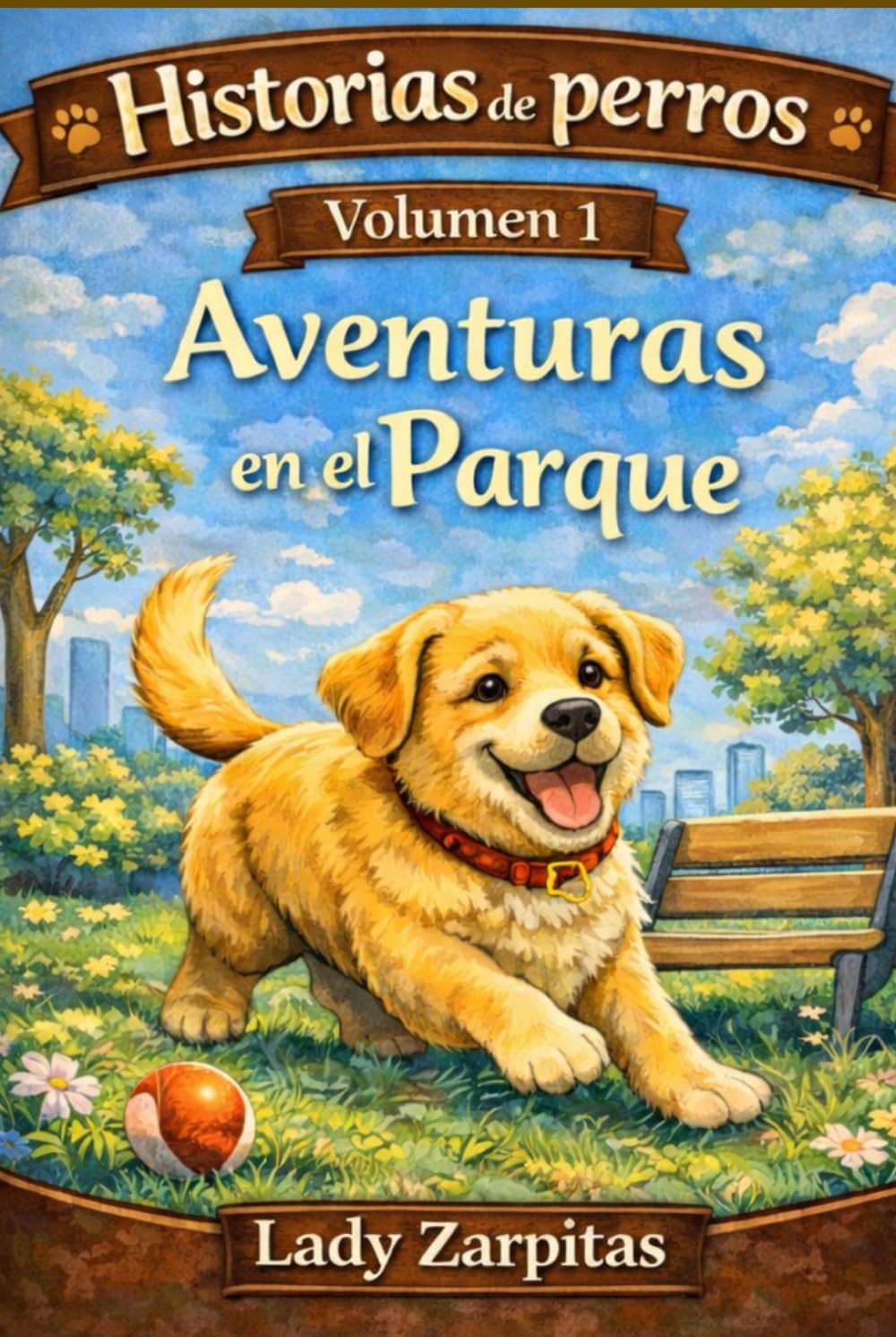Historias de perros: Volumen1: Aventuras en el Parque Historias de perros para leer y colorear – 15 aventuras llenas de diversión