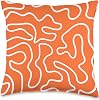 Minimalist Squiggles Throw Pillow