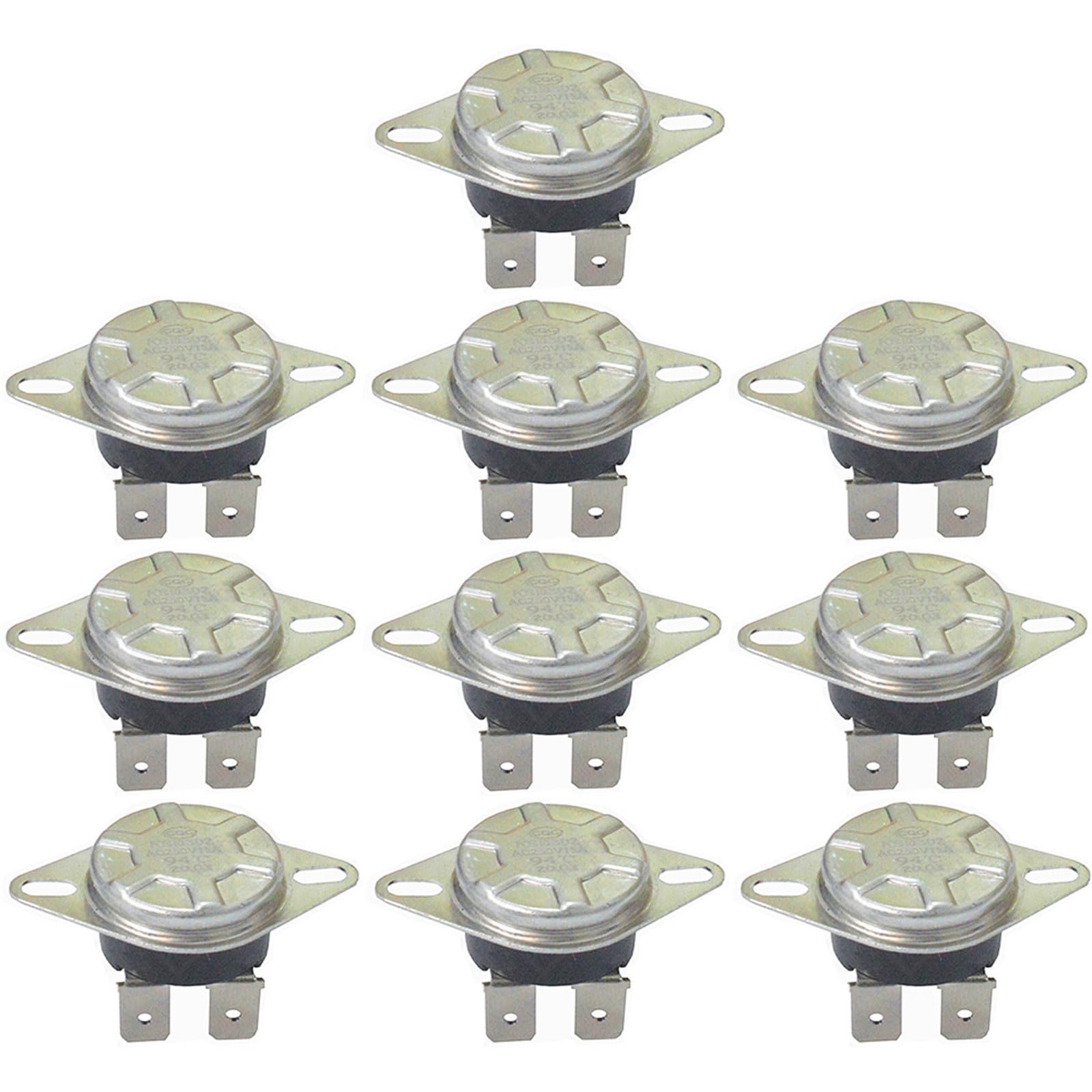 Kalttoy Metal Control Limiting Switch Temperature Control Switch Thermostat Replacement for Electric Water Heater Thermal Thermostat