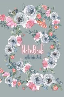Independently published A-Z Notebook A5: Lined Journal With Alphabetical Tabs, Plus Password And Address Entries - Medium & Portable Size.