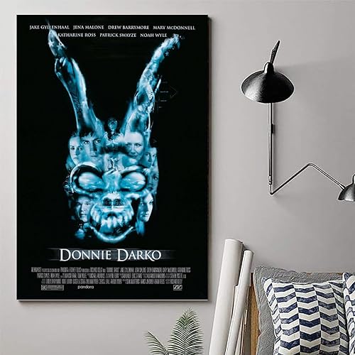 Miniatura 6 de Donnie Darko - Póster de película en lienzo para pared, diseño moderno de dormitorio familiar, decoración para habitación estética, 12 x 18 pulgadas