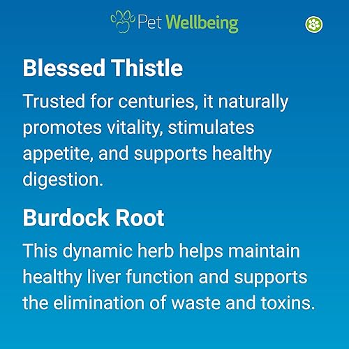 Miniatura 8 de Pet Wellbeing Life Gold for Dogs - Apoya la desintoxicación, la salud del sistema inmunológico, los antioxidantes, suplemento de hierbas formulado