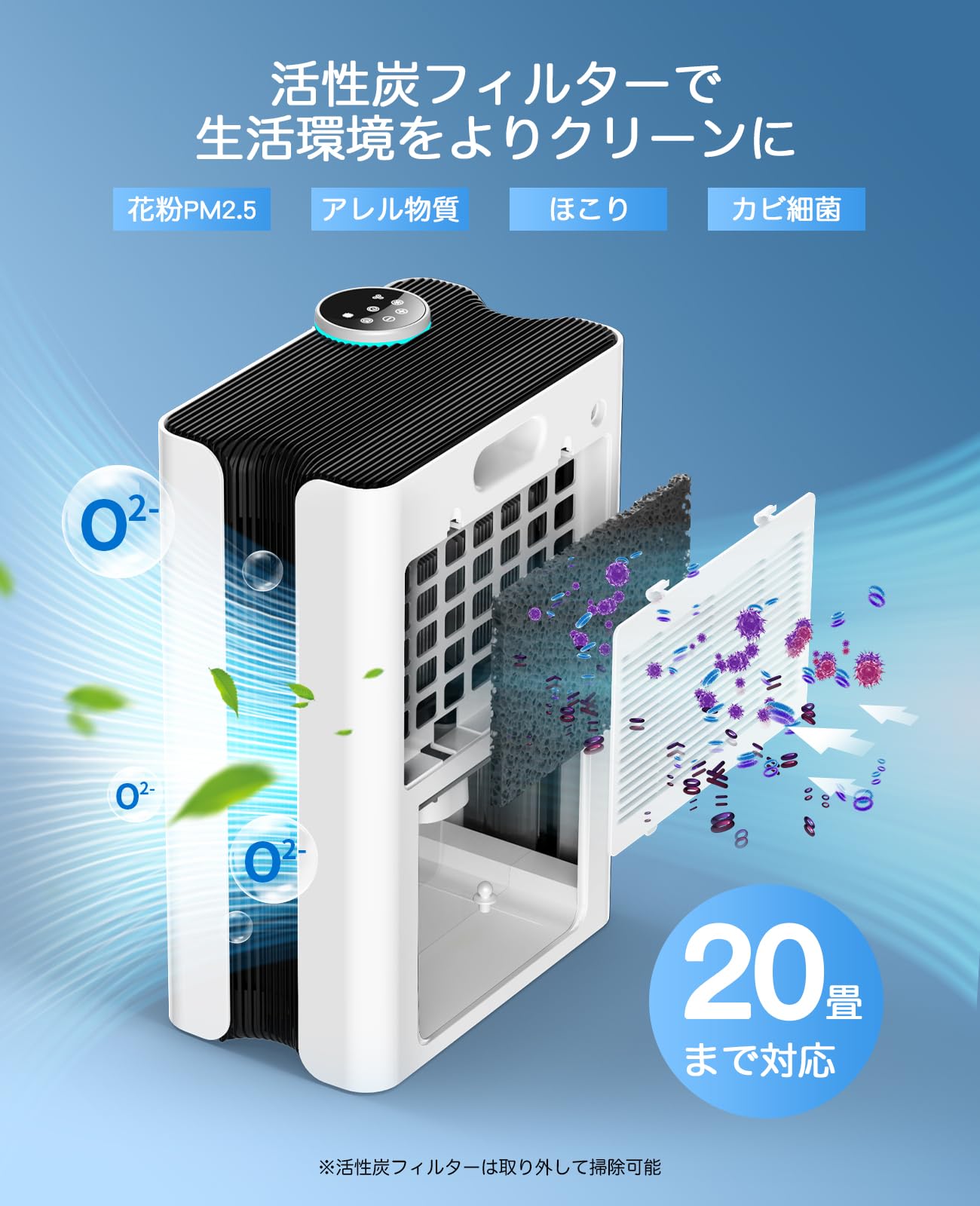 Amazon | PRETYDAY 除湿機 大容量2.8L 2025新型 除湿器 小型 1200ml/日  