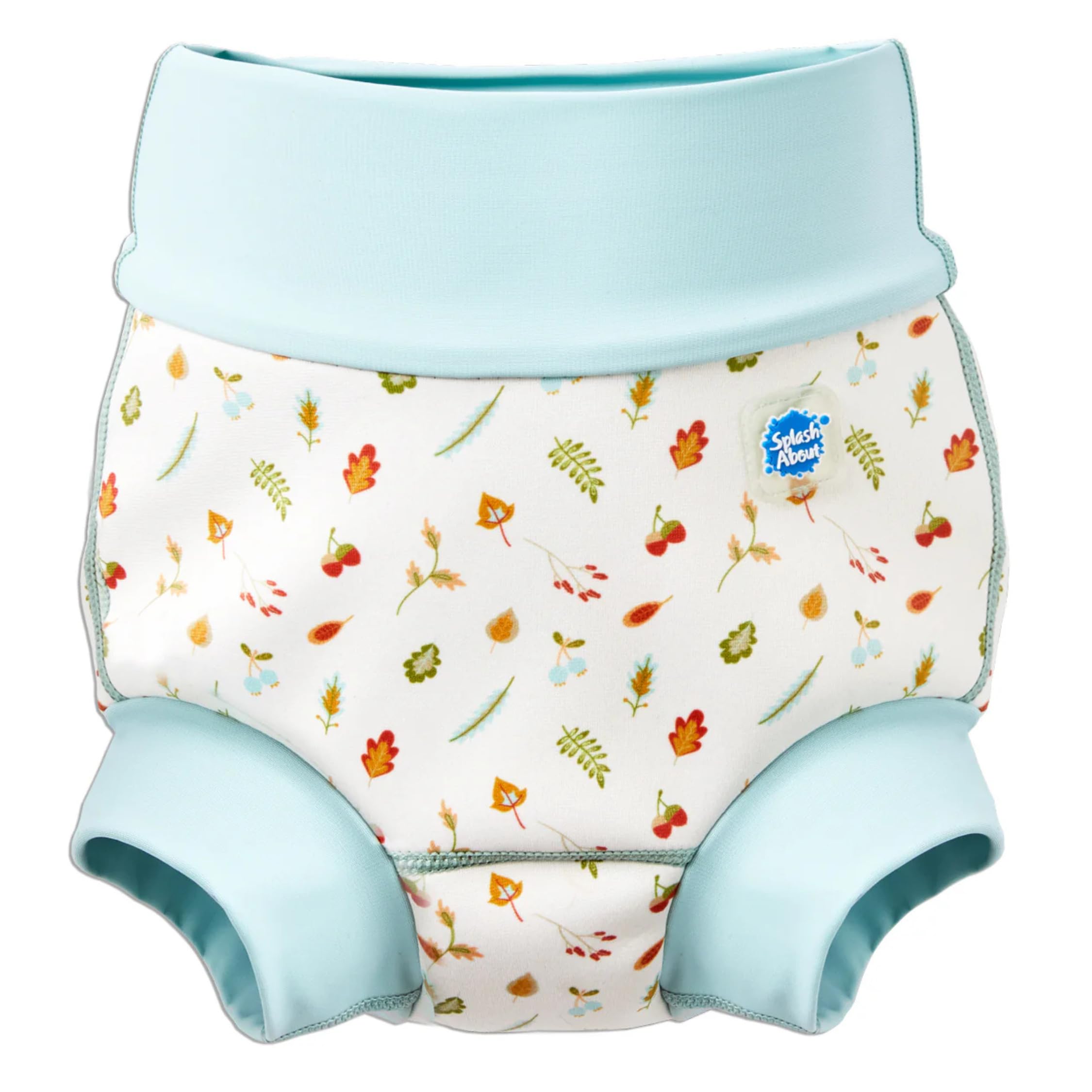 Splash About Happy Nappy Duo Reuseable Swim Nappy for Babies and Toddlers (Little Acorns, 6-12 Months)