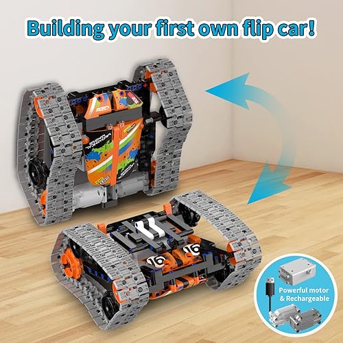 Miniatura 8 de 8wd Gesture RC Stunt Cars + 462 piezas RC Bloques de Construcción Juguetes Regalos para Niños Niñas de 8 9 10 11 12 años