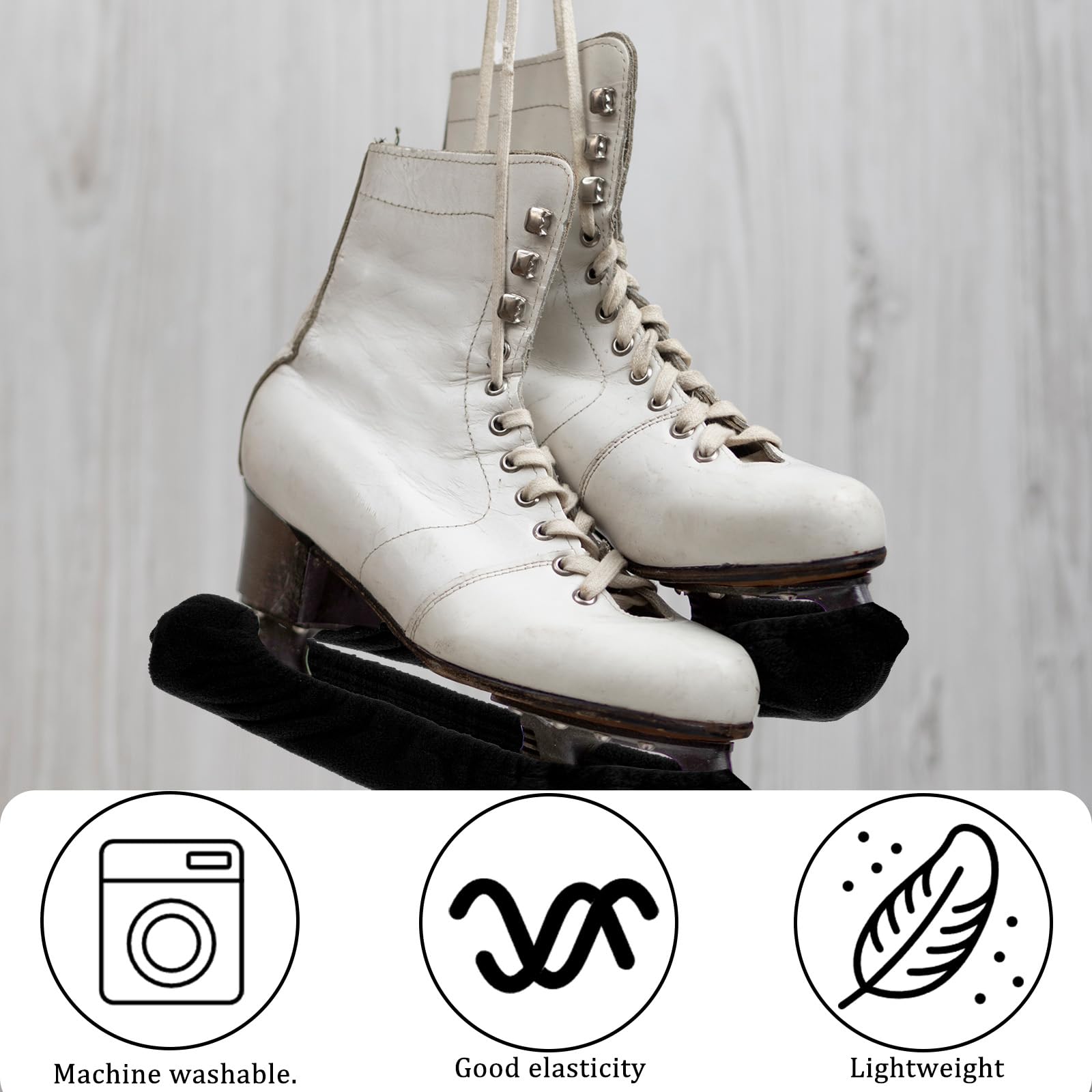 Prasacco Kufenschoner Für Schlittschuhe – 2 Stück (1 Paar), Elastisch 40x7 Cm, Mikrofaser, Passend Für Kufen Von 21–38 Cm – Schutz Vor Rost & Kratzern Prasacco Kufenschoner Für Schlittschuhe – 2 Stück (1 Paar), Elastisch 40x7 Cm, Mikrofaser, Passend Für Kufen Von 21–38 Cm – Schutz Vor Rost & Kratzern