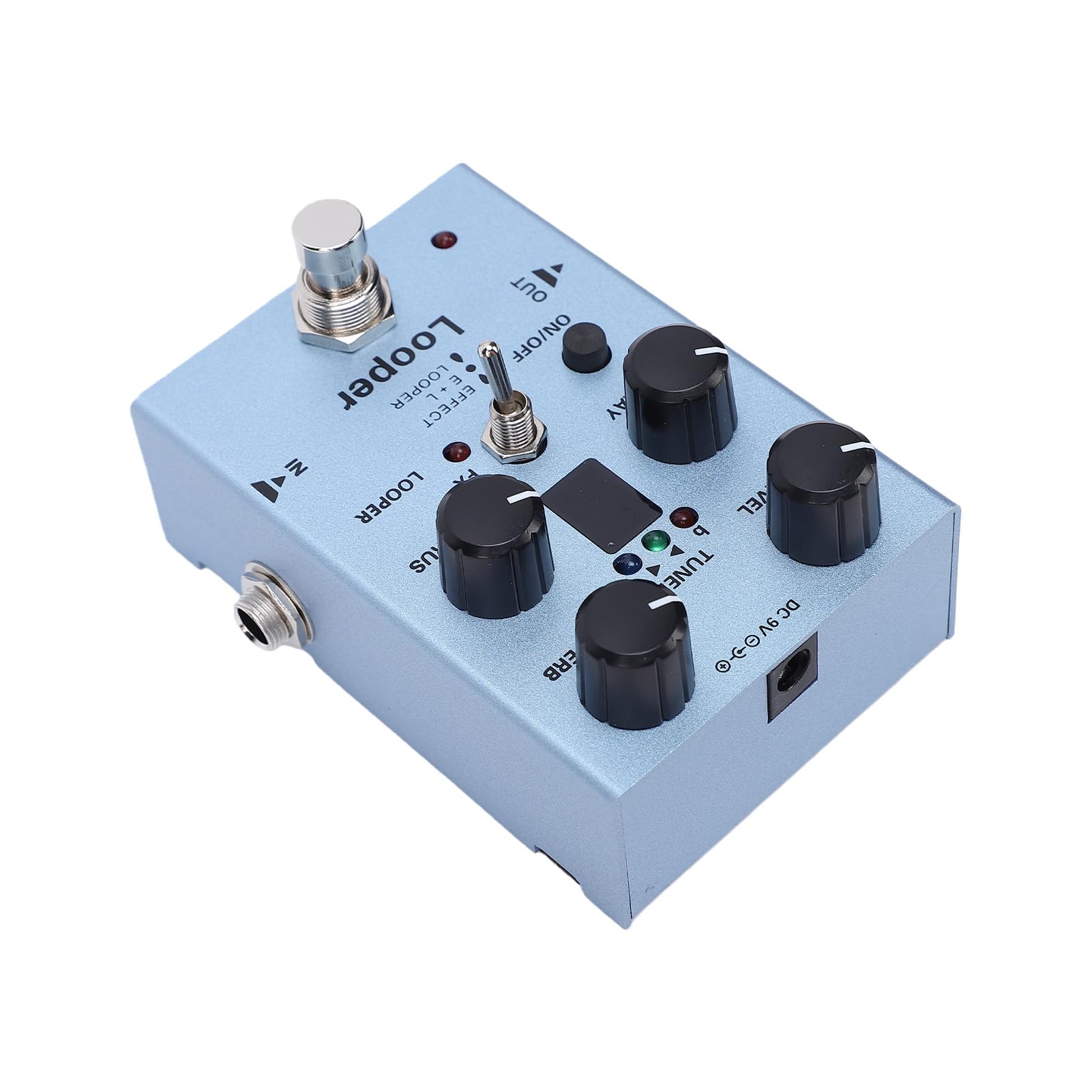 Generic Processore Multieffetto con Looper Anni '40 e Accordatore per Chitarristi Elettrici Design Compatto 9,6 Cm X 5 Cm