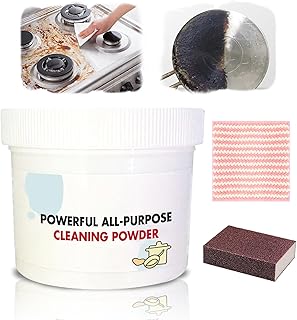 Powerful Kitchen All-Purpose Powder Cleaner, Multifunctional Strong Cleaning Agent, Foam Rust Remover Kitchen All-Purpose Cleaning Powder, Kitchenware Stubborn Stains Cleaner (250g)