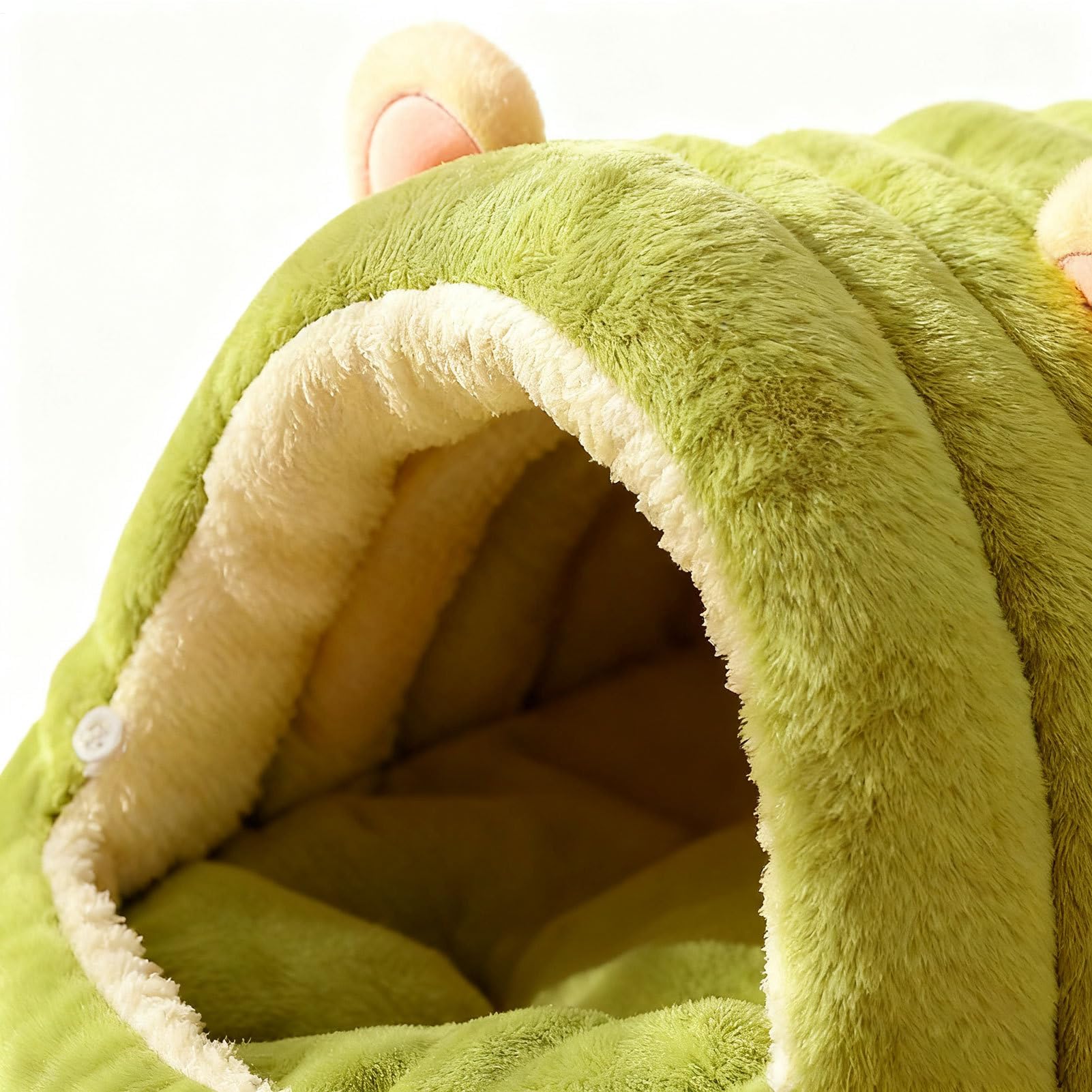 Zamknięty Domek dla Kota Nadające się do Prania Zamknięte Małe Legowisko | Dom Namiot dla Zwierząt Domek do Spania dla Szczeniąt Do Domu Akademika Mieszkania Salonu