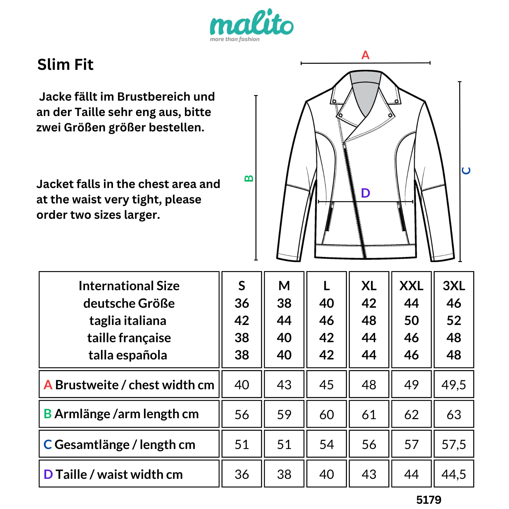 Malito Femme Simili Cuir Veste Sakko Blazer 5179
