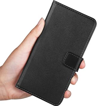 Verco Mobile Phone Case for ZTE Blade V50 Design 5G Case Book Case Flip Cover for ZTE V50 Design 5G Case [Card Slots/Stand Function] Black