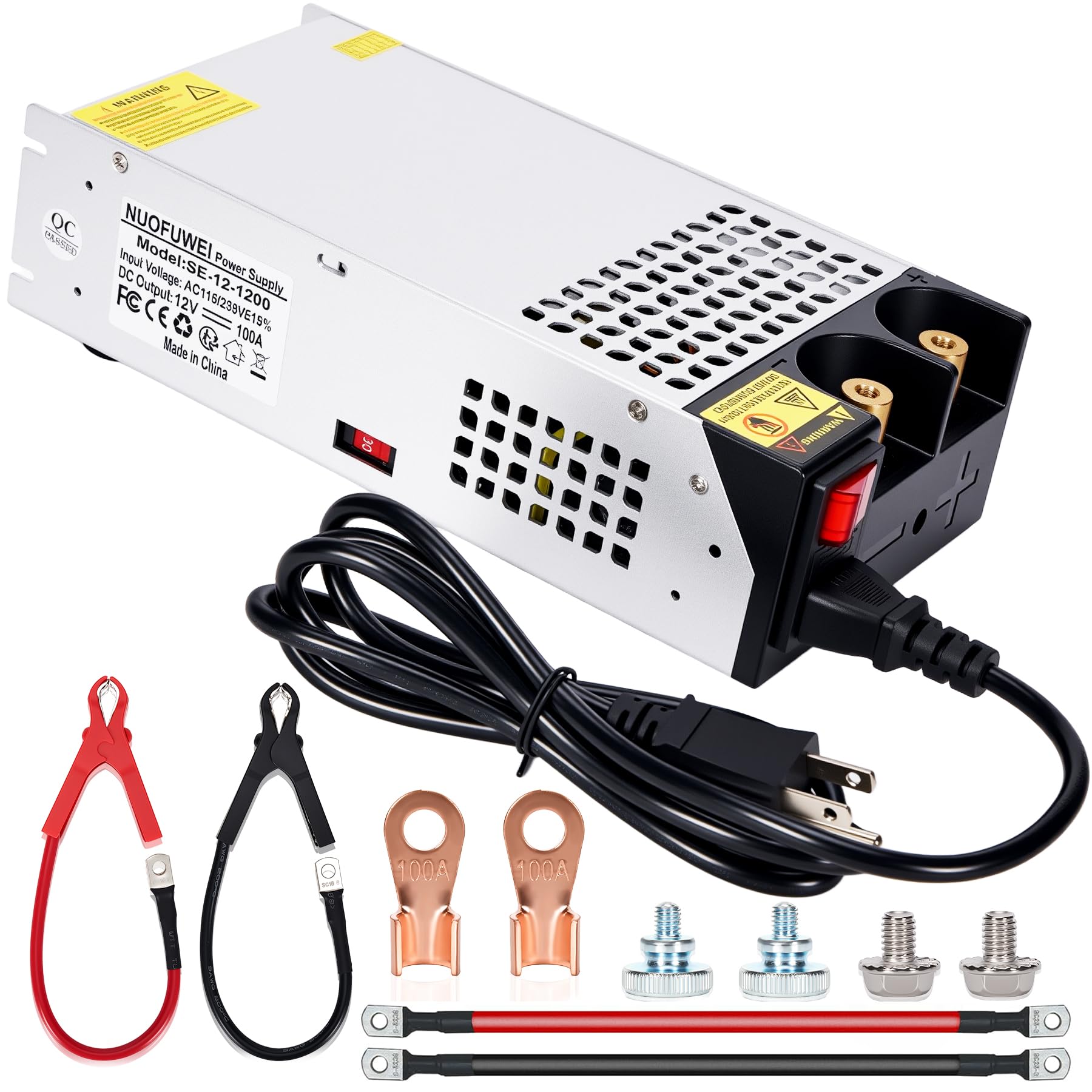 dc 12v 100a 1200w power supply 110v ac to 12v dc converter power supply adapter 12v 100a 1200w switch transformer for motor pump cctv security camera car stereo 3d printer