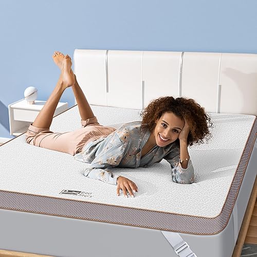 Miniatura 8 de BedStory Cubrecolchón de 3 pulgadas King  Cubrecolchón de espuma viscoelástica con infusión de gel, tamaño King con funda extraíble y lavable,