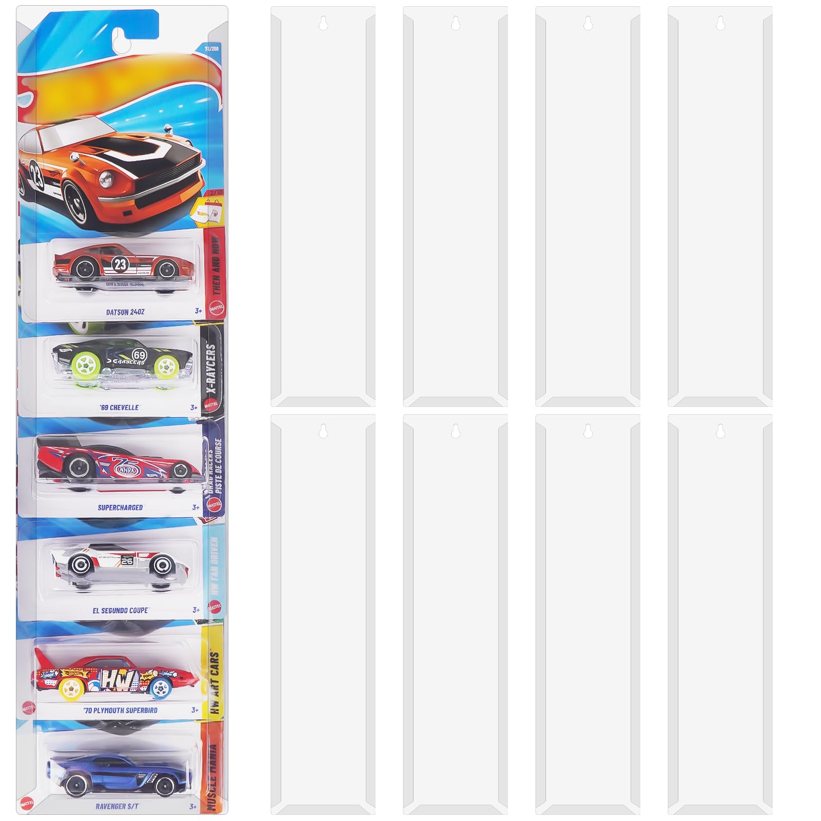 Hot Wheels Collector Display Case 収納 Amazon.com: 8 Pack Clear Display Case for Hot Wheels Storage