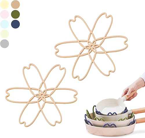 Miniatura 8 de iPROTECT - Experto en Apilar | Protector Multiusos de BPA Libre de Silicona para Ollas y Sartenes. Juego de 3. Salvamanteles para Todos los Tamaños