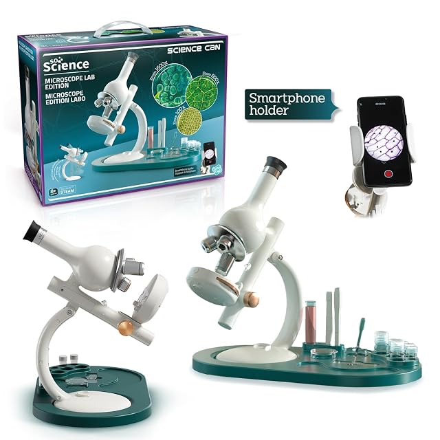 Foto 3 de 8 de Canal Toys So Science - Microscopio Edición Laboratorio para niños a Partir de 8 años - Zoom 100x a 1600x