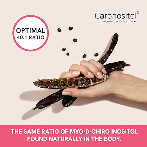 Miniatura 6 de SMNutrition Suplemento DIM para mujeres, mio-inositol y D-Chiro inositol | Paquete de equilibrio hormonal con proporción 40:1 (30 porciones) y