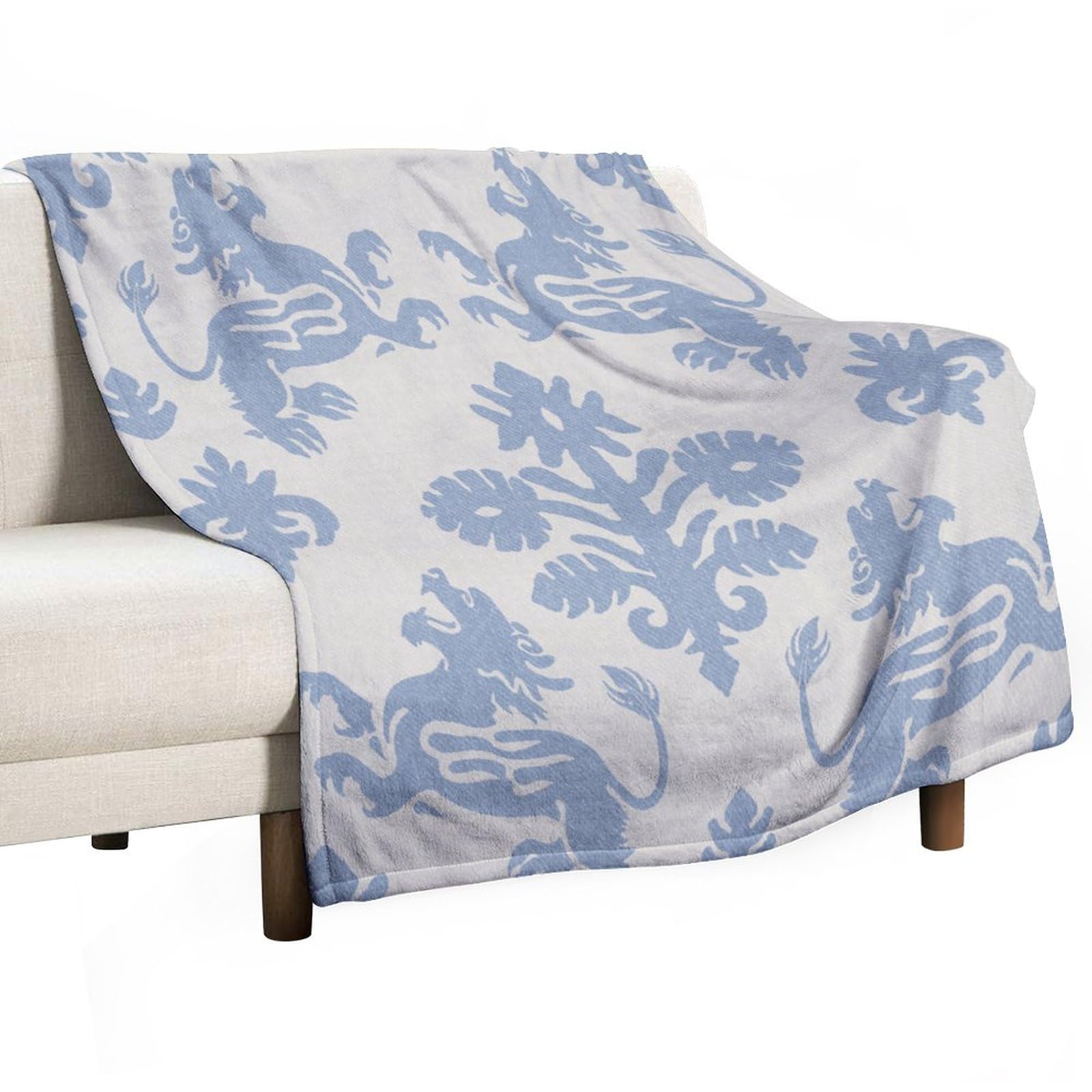 Couverture polaire dragon asiatique idéale pour cocooning sur canapé
