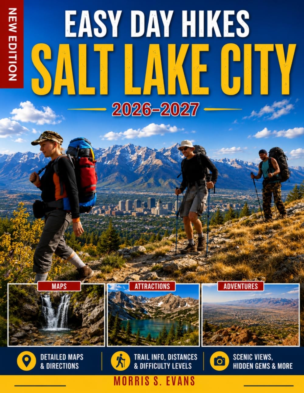 Easy Day Hikes Salt Lake City 2026-2027: A Practical Guide to Waterfalls, Alpine Lakes, Scenic Trails, and Canyon Adventures Across Utah's Wasatch Front
