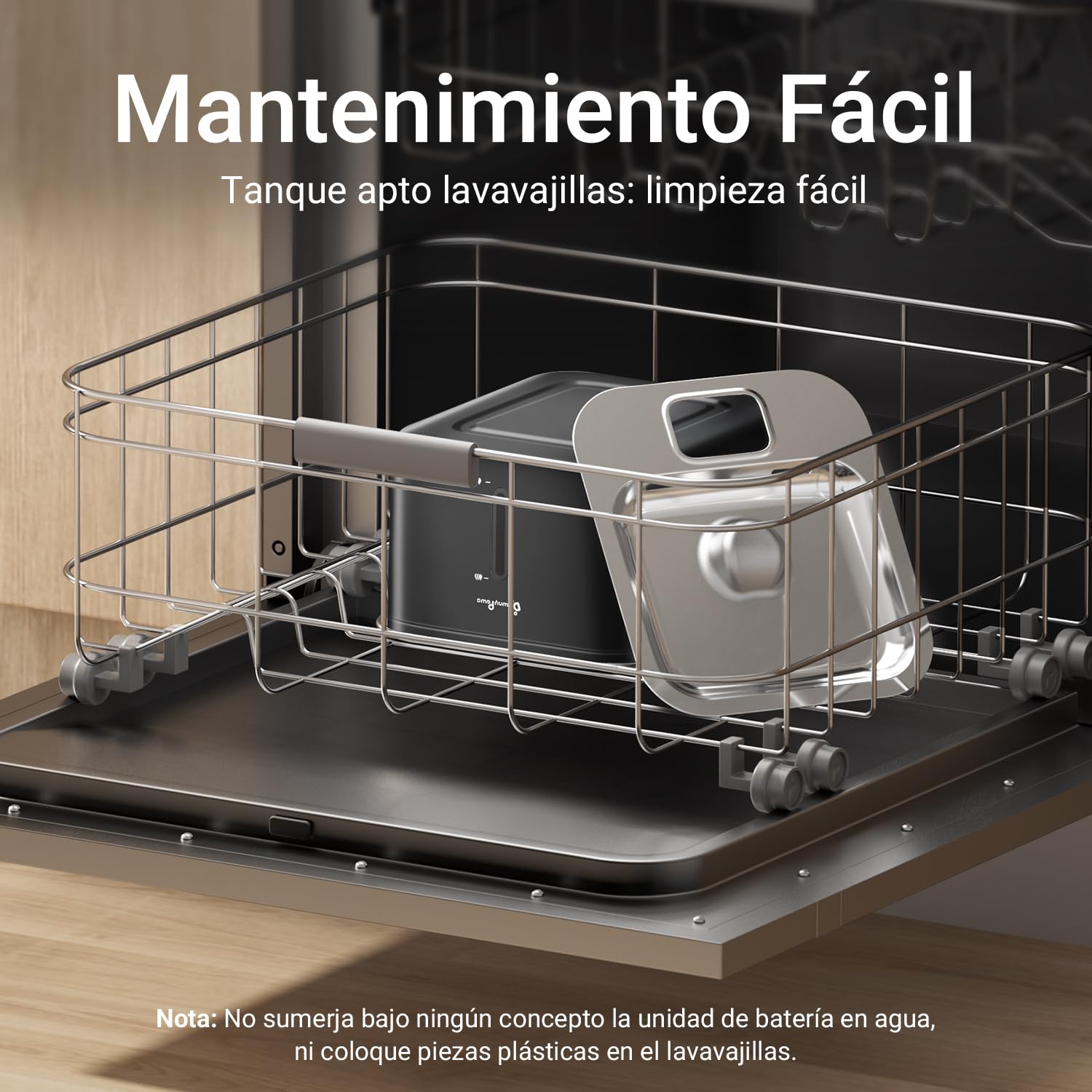 DownyPaws Fuente para Gatos sin Cable Inoxidable 3L, Bomba Silenciosa Negro | Bebedero Gatos con Sensor de Movimiento, Fuente Agua Gatos Inalámbrica, Batería de 4000 mAh, Apta para Lavavajillas