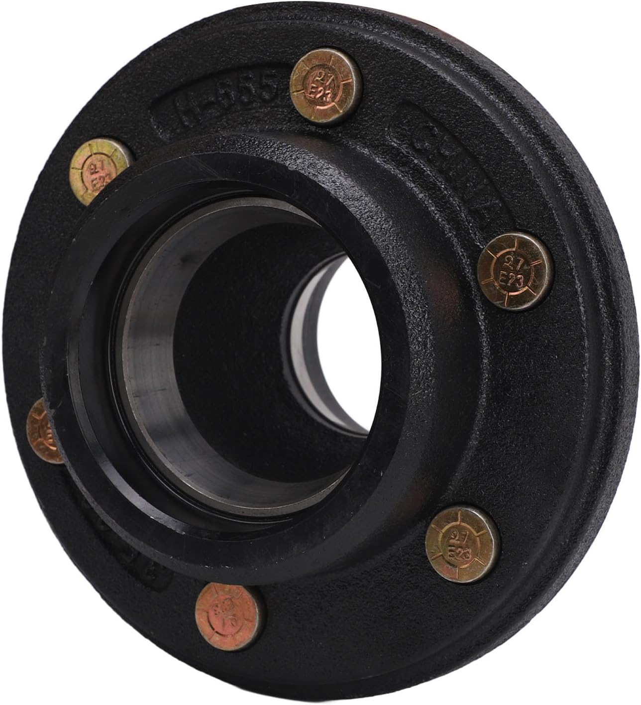 Qqmora Heavy Duty Trailer Wheel Hub Kit, 6 Lug on 5.5in Axle for 5200-6000 lbs Capacity with Trailer Axle Bearing - Maintenance and Upgrade Kit for Trailers