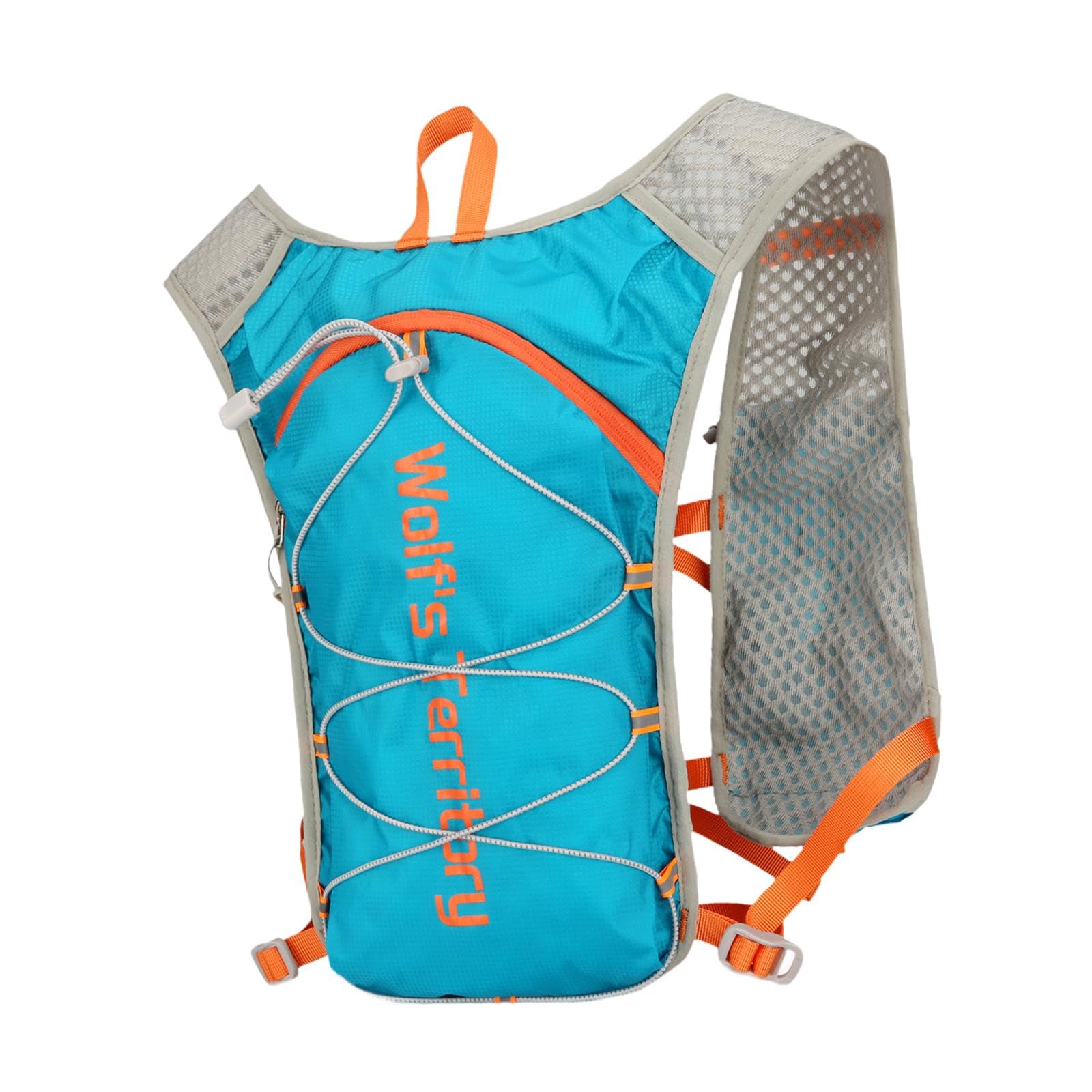 hydration backpack with adjustable buckle for riding outdoor sports climbing blue