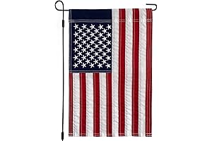 Embroidered American Flag Garden Flag: Patriotic Decor for Your Home and  Garden