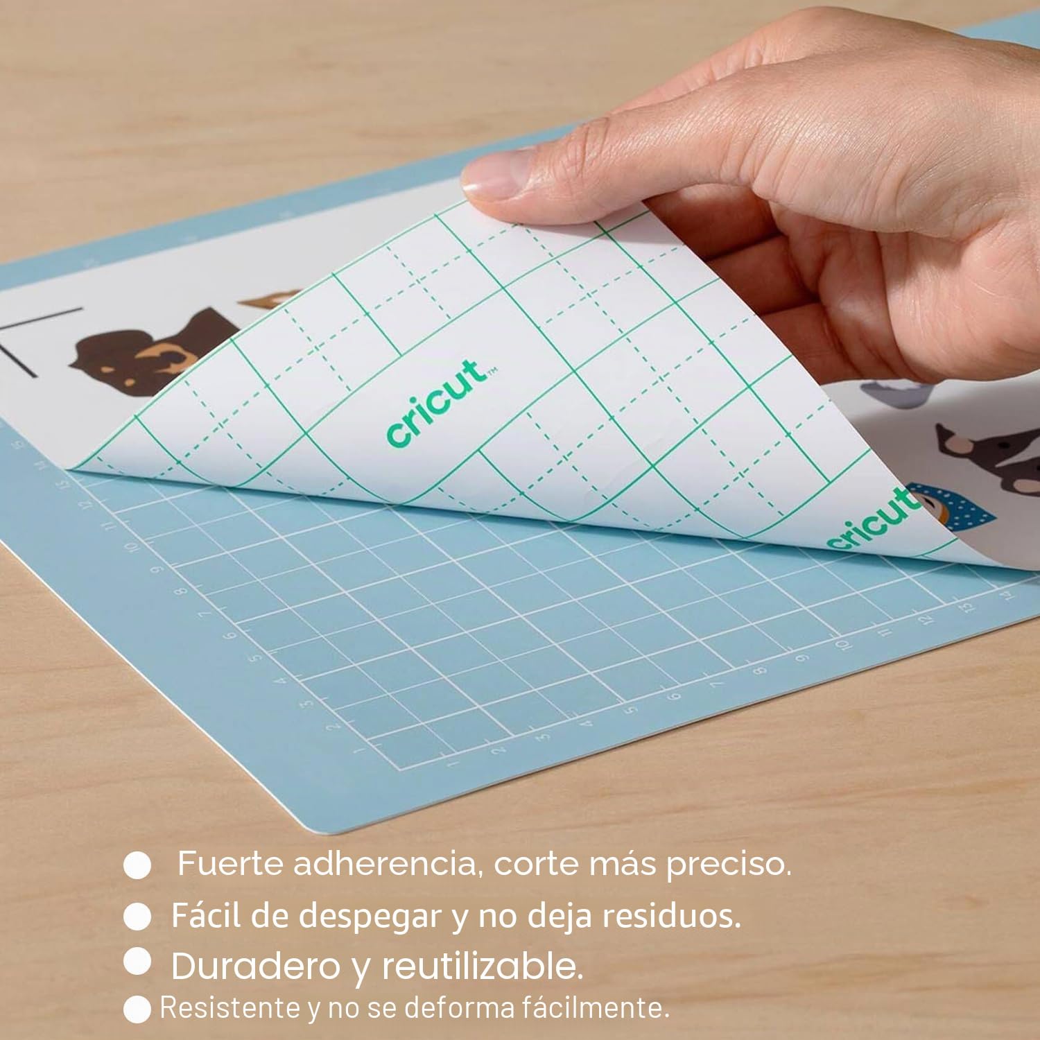 Juego de 3 Tapete de Corte Para Cricut Joy 8.5 x 12 Pulgadas, Adhesivo de Repuesto (Agarre Estándar, Ligero, Fuerte) Antideslizante