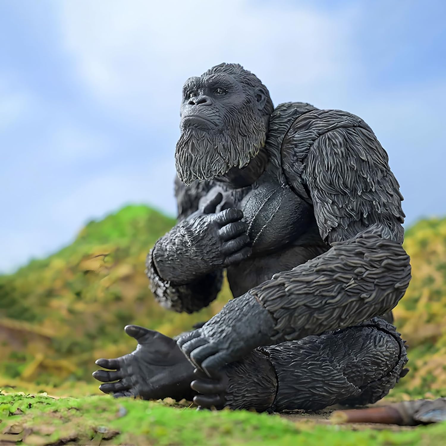 Pipigirl Hiya King of Monsters Movie Monster Series Action Figure, 6Inch King Kong Exquisite Dolls, Collectible Model Decoration