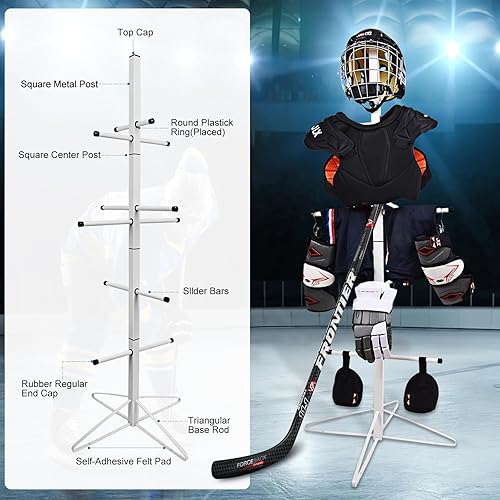 Miniatura 3 de Estante de secado de hockey (1)