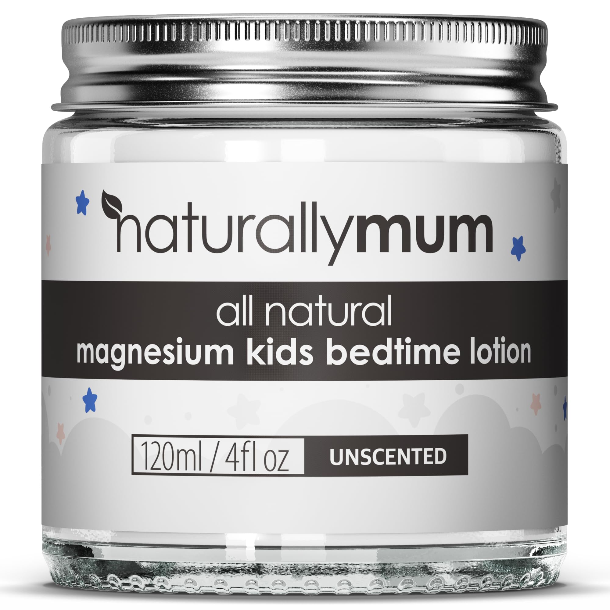 NaturallyMum - Magnesium Bedtime Lotion for Kids & Babies [NATURAL & SAFE] - Topical Kids Magnesium Cream Lotion for Sleep - Safe for Babies (6M+) -